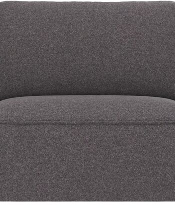 -personers Sofa Rowico Norris   Mørkegrå Brenda 18 Polyester   Tidløst Design Med Hr-koldskum Og Zigzag-fjedre