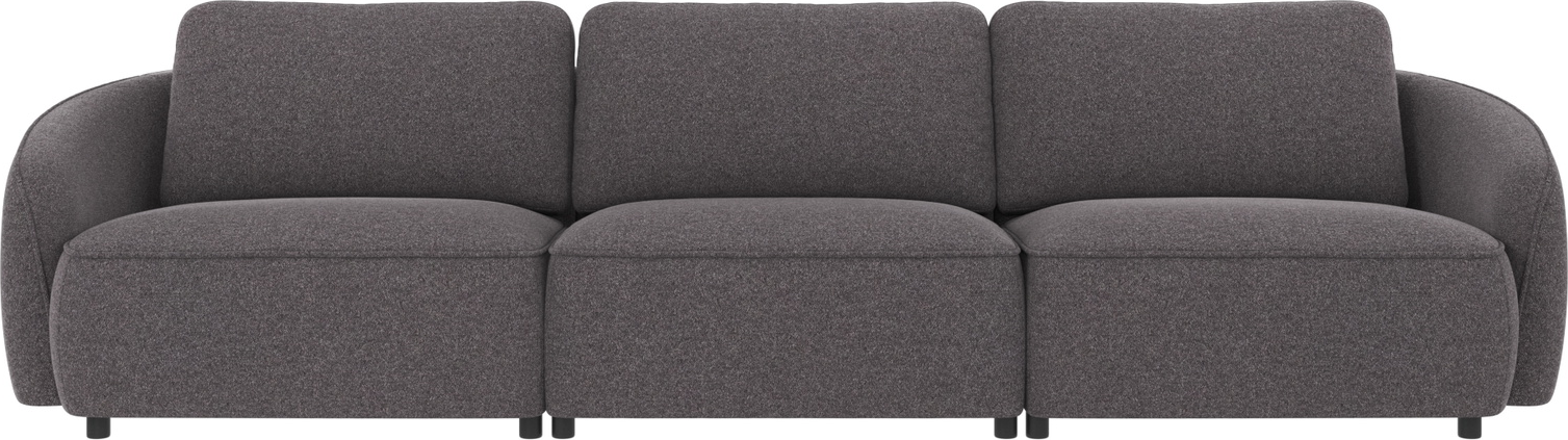 -personers Sofa Rowico Norris Mørkegrå Brenda 18 Polyester Tidløst Design Med Hr-koldskum Og Zigzag-fjedre