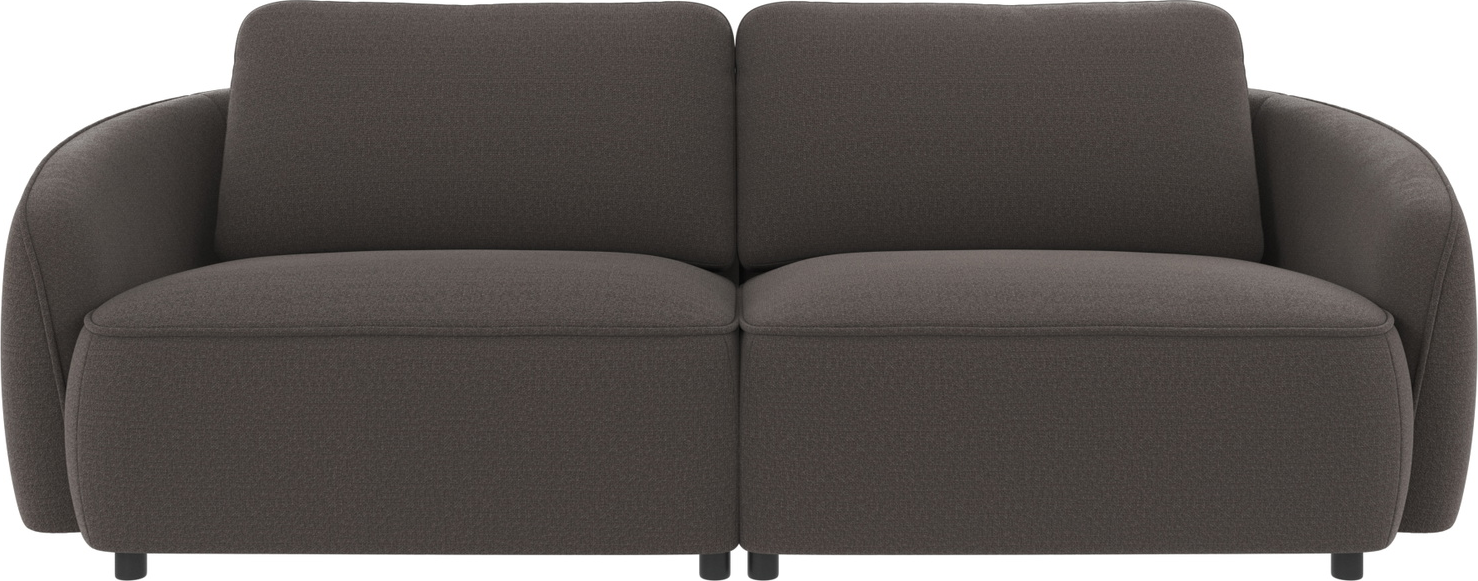 -personers Sofa Rowico Norris Mørkegrå Rita Polyester Fsc-mix Træramme Nozag-fjedre Koldskum 226ã 102ã 80 Cm