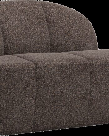 -personers Sofa Woood Mojo Modul Venstre Brun Chenille 100  Polyester 73x112x77 Cm
