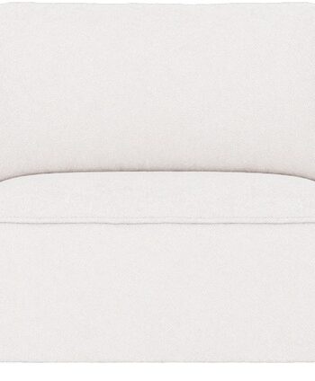 -personers Stue-sofa Rowico Norris   Hvidt Bobby   Polyesterstof   Rundt Design Med Nozag-fjedre   Koldskum
